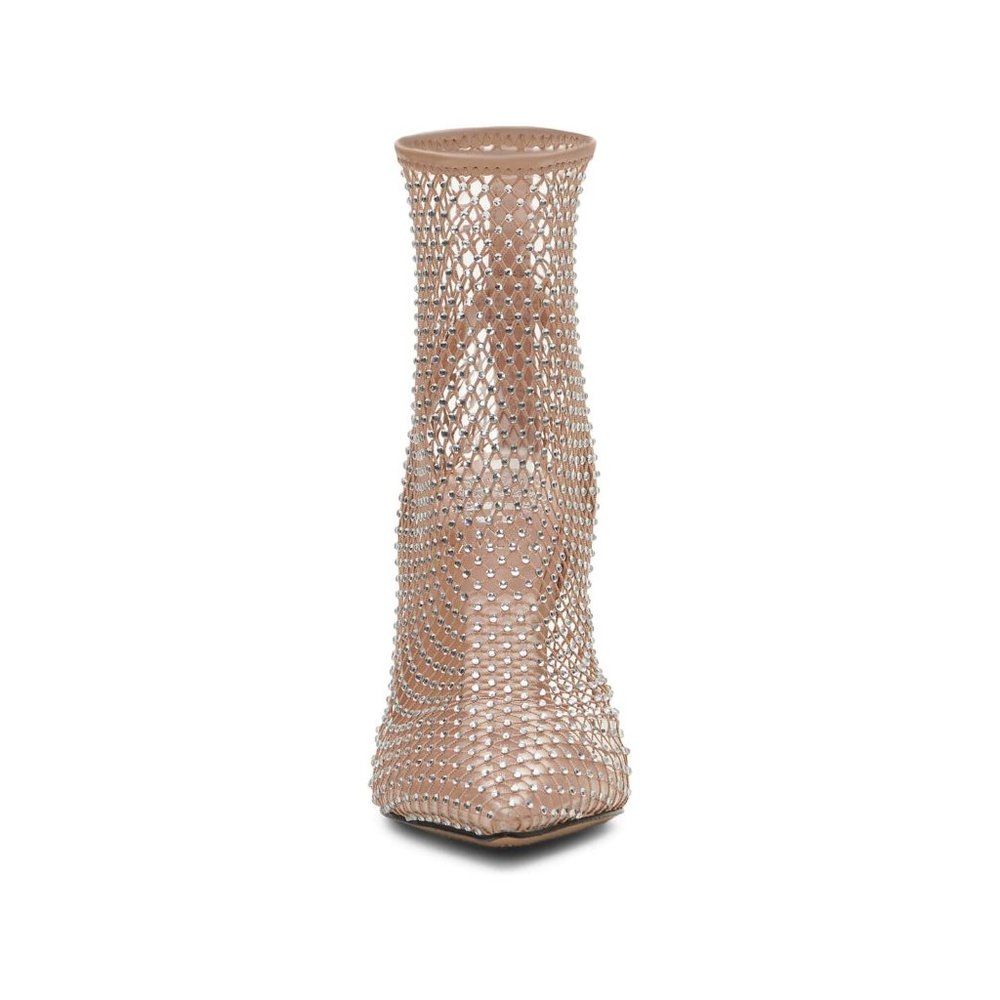Vince Camuto Rhinestone Fishnet Pointy Toe Bootie - Picture 4 of 12